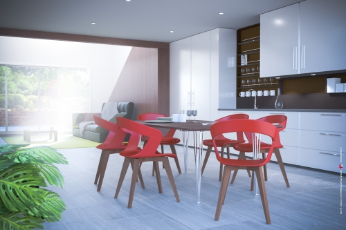 Création architecture intérieur - Création architecture intérieur d'une pièce à vivre - nouvelles chaises