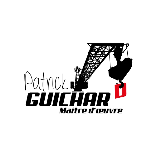 Logo Patrick Guichard - Création d'un logo pour Patrick GUichard, maître d'oeuvre