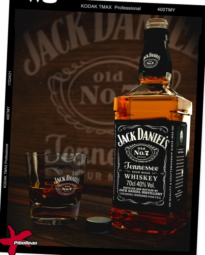 Jack Daniel's - Mise en scène publicitaire Jack Daniel's