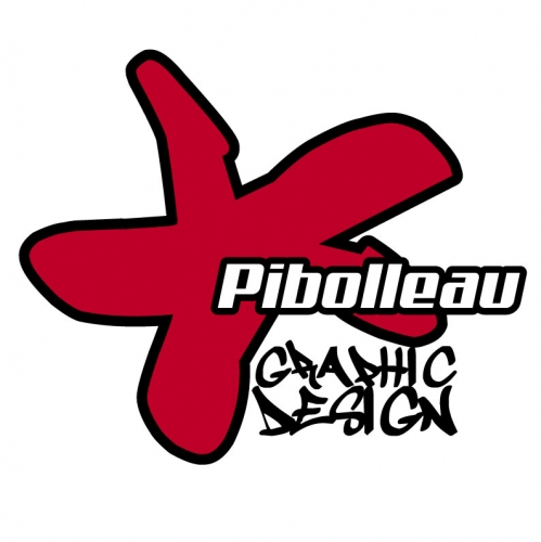 Logo Pibolleau graphic design - Création du logo de la société