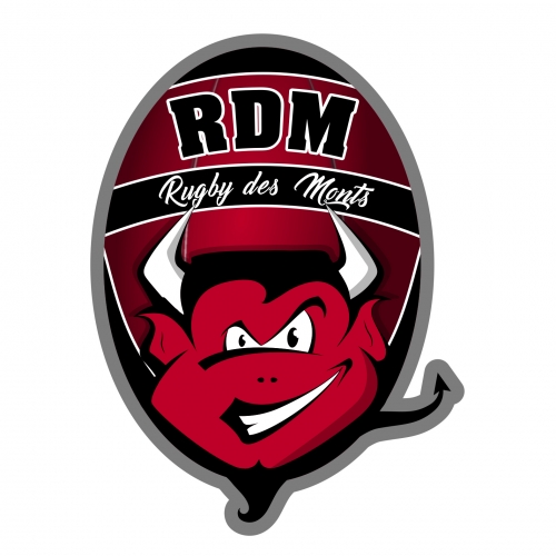 Logo Rugby des Monts - Création du logo Rugby des Monts