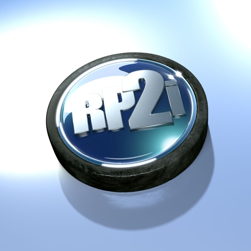 Logo RP2i en 3D - Passage du logo RP2i existant en version 3D.