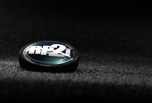 Mise en scène du logo RP2i (pour création carte de visite) - Création et Mise en scène 3d du logo RP2i (pour création carte de visite)