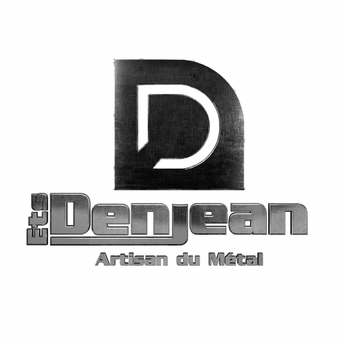 Logo Denjean métal - Création d'un logo pour la société Denjean version métalique